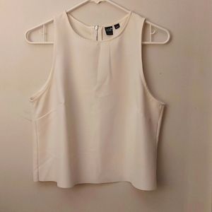 Icone White Dressy Tank Top/Office/ Executive/ Sz M/ NWOT